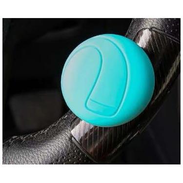 Imagem de Manípulo giratório giratório para volante, rotação de 360 graus, rolamento de metal, manípulo elétrico, em forma de esfera, controle manual (A, azul)