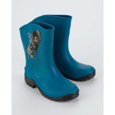 Imagem de Bota Galocha Infantil Grendene Kids Liga da Justiça Menino-Masculino