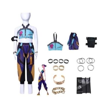 Imagem de Fantasia De Cosplay Para Meninas Kpop Demon Rumi Zoey Mira Huntrix Hun