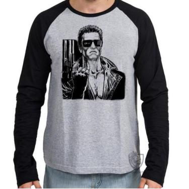 Imagem de Camiseta Manga Longa Exterminador do Futuro arnold - Empório Dutra, GG