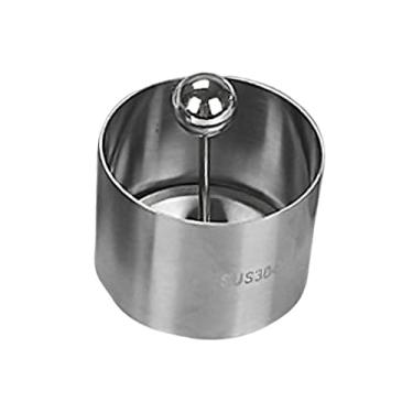 Imagem de KiBcsLic Mousse em Anéis, Prato Frio, Queijo, Economize Esforço, Suave, Antiaderente, Manual, Redondo, Bolo de Arroz, para Taro, Leite, Bolo Tijolo, Sobremesas, M