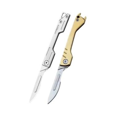 Imagem de Canivete De Bolso Em Aço Inoxidável Com 9 Lâminas, Dobrável, Afiado, K