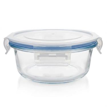 Imagem de Pote Hermetico De Vidro 577 Ml Para Marmita, Geladeira e Microondas I Tampa Vedada Antivazamento I Conserva Alimentos