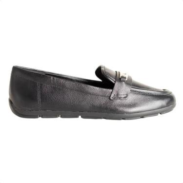 Imagem de Sapato Fem Mocassim Comfortflex, Preto, 38