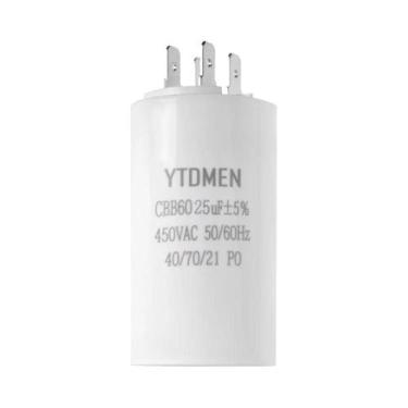 Imagem de Capacitor De Partida De Motor De Inserção Dupla 450V 4 Pinos 4UF-60UF 