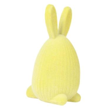 Imagem de Bothyi Estatueta de da Páscoa Flocado, Estátua de da Páscoa, Decoração de Feriado, Artesanato, Enfeite de Mesa, Fofo para Prateleira de, Amarelo
