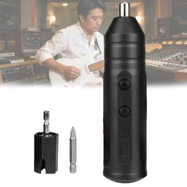 Imagem de Enrolador De Cordas EléTrico, Conjunto De Ferramentas Para Guitarra, RecarregáVel De 1000 Mah, Torque De 3 N.M Com Ponta Phillips CompatíVel Para Guitarra, Baixo E Banjo