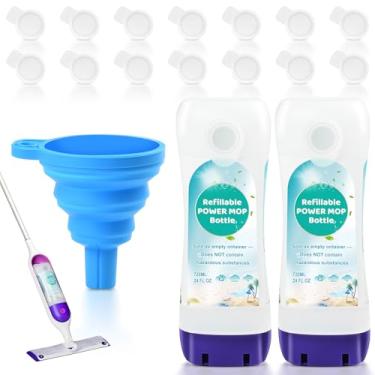 Imagem de DrFlito Pacote com 2 garrafas recarregáveis para Swiffer Power