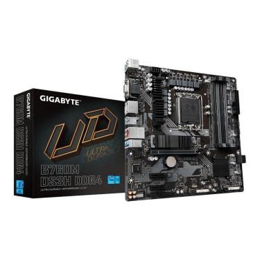 Imagem de Placa-Mãe Gigabyte B760M DS3H Rev. 1.0, LGA1700, DDR4, Preto - B760M DS3H DDR4-Unissex
