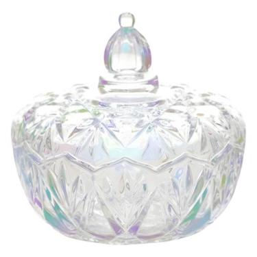 Imagem de Bomboniere De Vidro Madri Furta Cor 700 Ml Com Tampa Decorativa Baleir