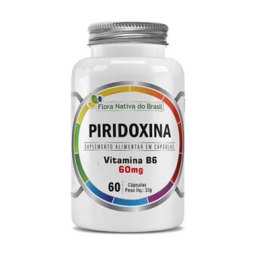 Imagem de PIRIDOXINA (60MG VITAMINA B6) 60 Cápsulas - Flora Nativa - Flora Nativ