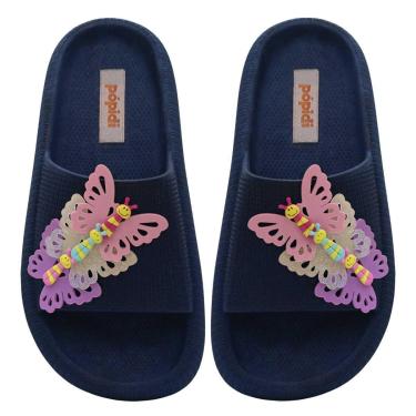 Imagem de Chinelo Infantil Menina Borboleta 25ao40 Estilo Nuvem 12.121-Feminino