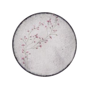 Imagem de Prato Raso Tramontina Floralis em Porcelana Decorada 25 cm
