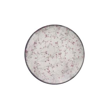 Imagem de Kit Jogo 6 Pratos Sobremesa Tramontina Floralis Porcelana 19 cm