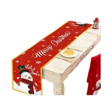 Imagem de Caminho De Mesa Xadrez Buffalo Feliz Natal 2025 Decorações De Mesa De 