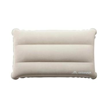 Imagem de Almofada De Pescoço Inflável Portátil Para Camping, Compressível E Dob