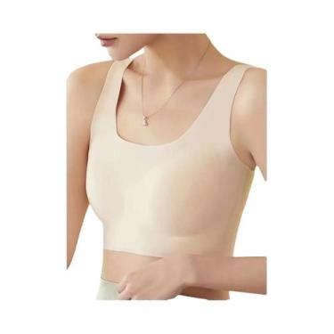 Imagem de Sutiã Feminino Sem Costura, Sem Fio, Confortável, Respirável, Com Cobe