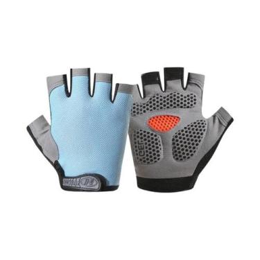 Imagem de Luvas Unissex Respiráveis Antiderrapantes De Meio Dedo Para Fitness, C