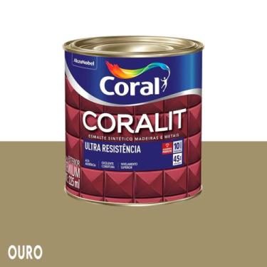 Imagem de Esmalte Sintético Coralit Ultra para Madeira e Metais 900ml  225ml Our