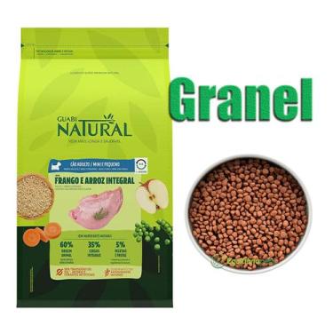 Imagem de Ração p/ Cães Guabi Natural Frango e Arroz A Granel 3 kg