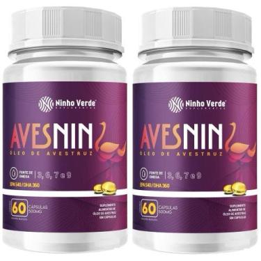 Imagem de Kit 2 Óleo de Avestruz 120 Cápsulas - Ninho Verde