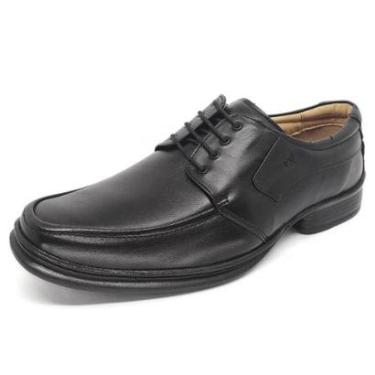 Imagem de Sapato Social Masculino Couro Rafarillo Cadarço 9212-00P-Masculino