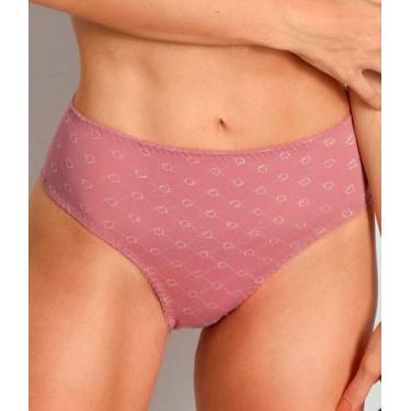 Imagem de Calça Duloren Biquíni Cintura Alta Cuore 129733, Rose, EG