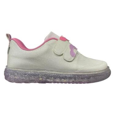 Imagem de Tênis Infantil Pampili Sneaker Com Luz LED Menina Conforto e Estilo, P