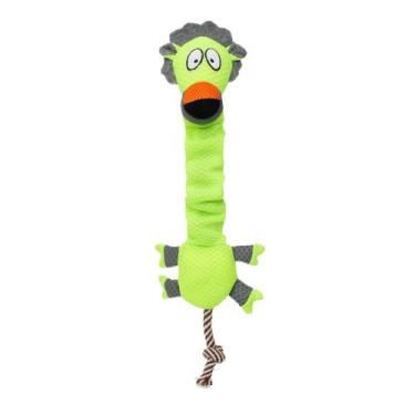 Imagem de Brinquedo para Cães  Elastic Big Neck Girafe com Som 49/60cm - FUNFORP