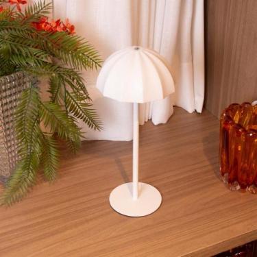 Imagem de Luminária de Mesa Led Usb Wolff Sombria 15cm 34cm Branca