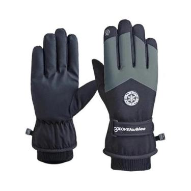 Imagem de Luvas De Inverno Unissex Impermeáveis Com Tela Sensível Ao Toque Para 