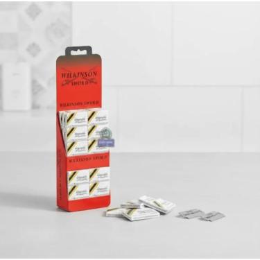 Imagem de Kit Barbeiro Cartela com 30 Lâmina Wilkinson - BAREBRSHOPPROMAX
