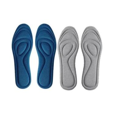 Imagem de Palmilhas Ortopédicas De Espuma De Memória 4 Peças Antibacterianas Des