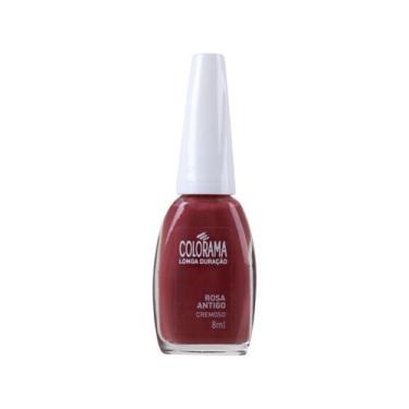 Imagem de Esmalte Colorama Cor Rosa Antigo com 8ml, Rosa Antigo, 8ml
