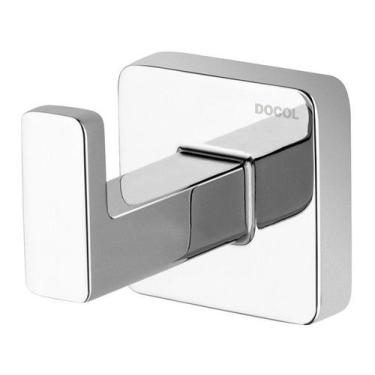 Imagem de Suporte Cabide Trip Porta-Toalhas para Banheiro Lavatório Cromado Doco