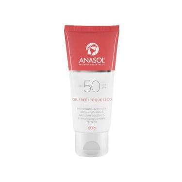 Imagem de Protetor Solar Facial FPS50 60g Toque Seco Oil Free - Anasol, Todos, 6