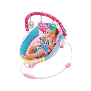 Imagem de Cadeirinha de Descanso Mastela Reclinável - Vibratória com Móbile Suns