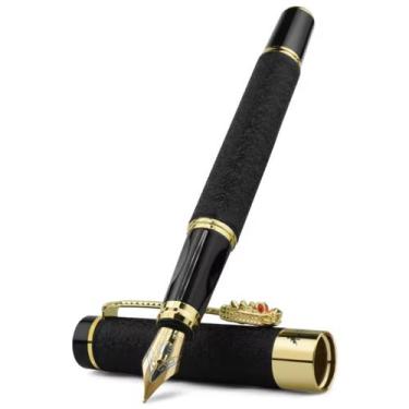 Imagem de Caneta tinteiro executiva caligrafia ponta fina dragon 0,5mm - LUYKE