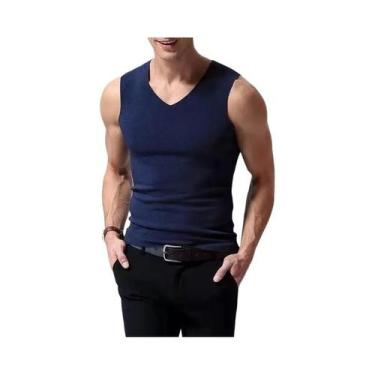 Imagem de Colete Térmico Masculino De Inverno Sem Costura Em Veludo 37 graus Cam