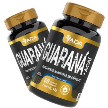Imagem de Kit 2 Guaraná Áçaí Suplemento Energético 120 Cápsulas Vigor Cafeína Co