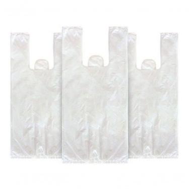 Imagem de Sacola Plástica Reciclada 40x50 Kit 15KG para Embalagens Diversas Resistente Branca Higipack
