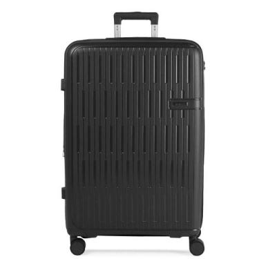 Imagem de Mala Média 23kg Polipropileno 4 Rodas Santiago Preta - Bagaggio, M, Pr