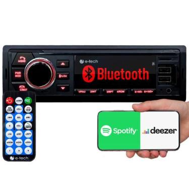 Imagem de Radio Automotivo Mp3 Player Bluetooth 2 Usb Carrega Celular - Oestesom
