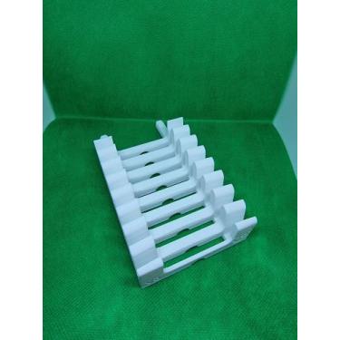Imagem de Suporte organizador para pratos impresso em 3D - Print42CWB, Branco
