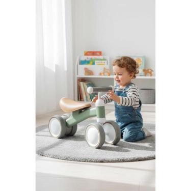 Imagem de 2x Bicicleta Equilíbrio 4 Rodas Infantil Sem Pedal Verde - Congratulat