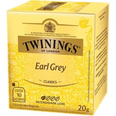 Imagem de Chá Preto Twinings 10 Unidades Sabor Earl Grey