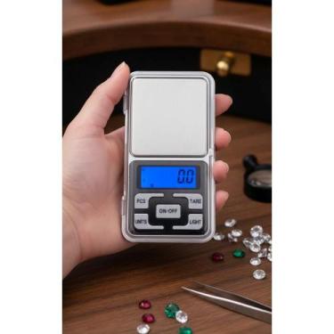 Imagem de 2x Mini Balança Digital 0,1g-500g Precisão Bolso Portátil - Congratula