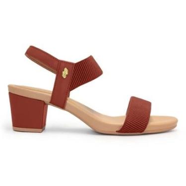 Imagem de Sandália Usaflex Feminina Elástico Salto Bloco Y8204-Feminino