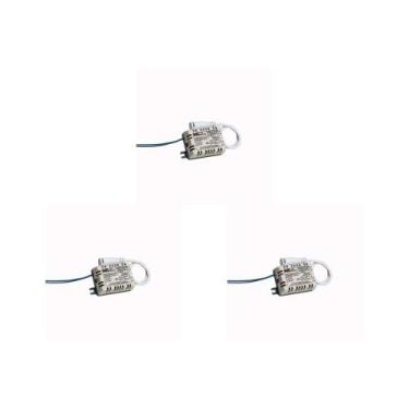 Imagem de Kit C/3 - Driver Reator Fonte para Led Com Conector 8-25W... - MARGIRI