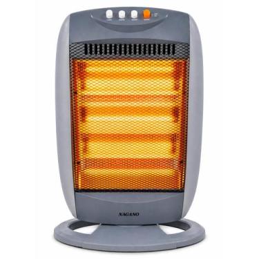 Imagem de Aquecedor Domestico Halógeno 1200w com Proteção Superaquecimento 220v 